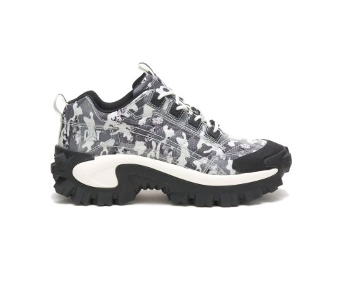 Black Camo Caterpillar CAT Intruder Shoe Women's Casual Shoes | CAT-364VY