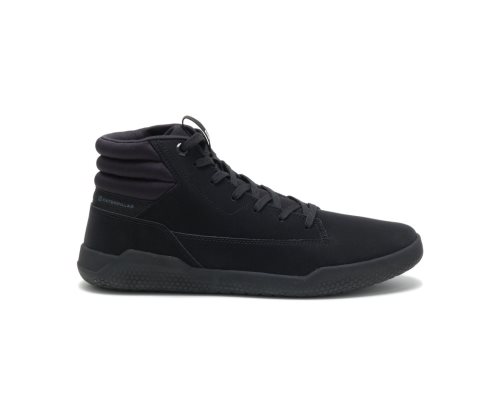 Black Caterpillar CAT CODE Hex Hi Men's Sneakers | CAT-956BP