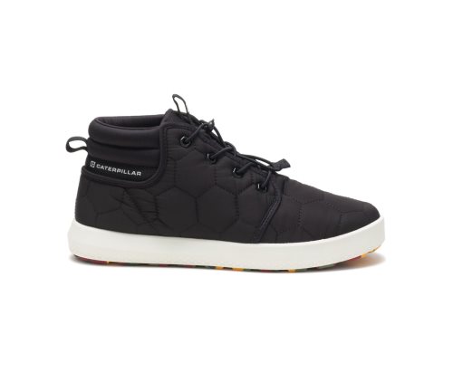 Black Caterpillar CAT CODE Scout Mid Men's Sneakers | CAT-254EO