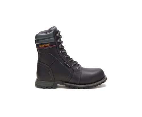 Black Caterpillar CAT Echo Waterproof Steel Toe Women's Work Boots | CAT-385GE