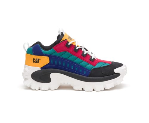 Black / Multicolor Caterpillar CAT Intruder Shoe Men's Casual Shoes | CAT-734LQ