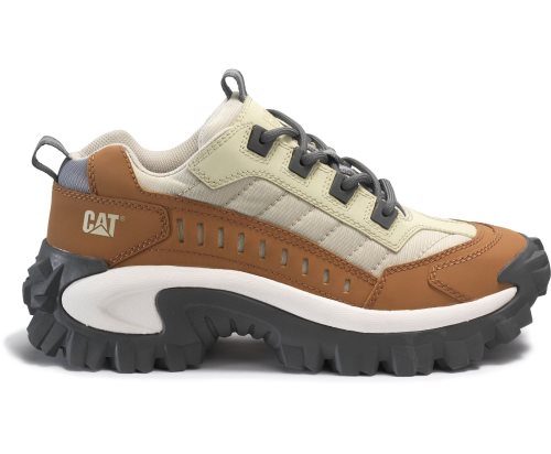 Brown / Beige Caterpillar CAT Intruder Shoe Women's Casual Shoes | CAT-408SM