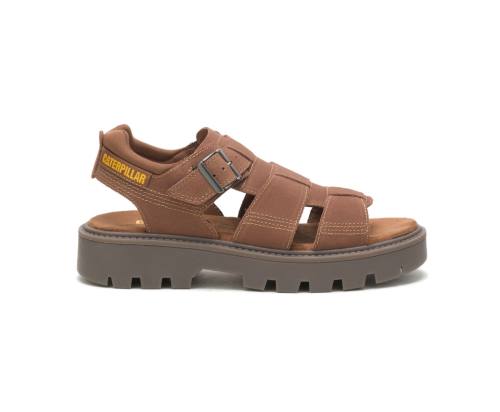 Brown Caterpillar CAT Rigor Men's Sandals | CAT-834KO