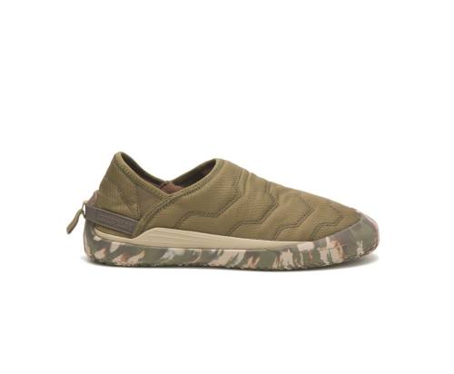 Dark Olive Caterpillar CAT Crossover Slip On Men's Casual Shoes | CAT-829KO