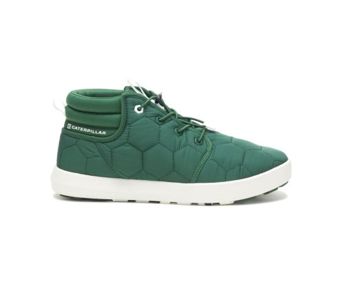 Green Caterpillar CAT CODE Scout Mid Men's Sneakers | CAT-641AM