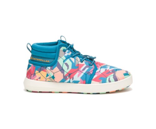 Multicolor Caterpillar CAT CODE Scout Mid Women's Sneakers | CAT-834IV