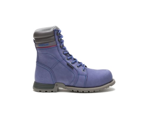 Purple Caterpillar CAT Echo Waterproof Steel Toe Women's Work Boots | CAT-861QK