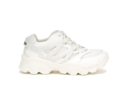 White Caterpillar CAT Reactor Men's Sneakers | CAT-841KO