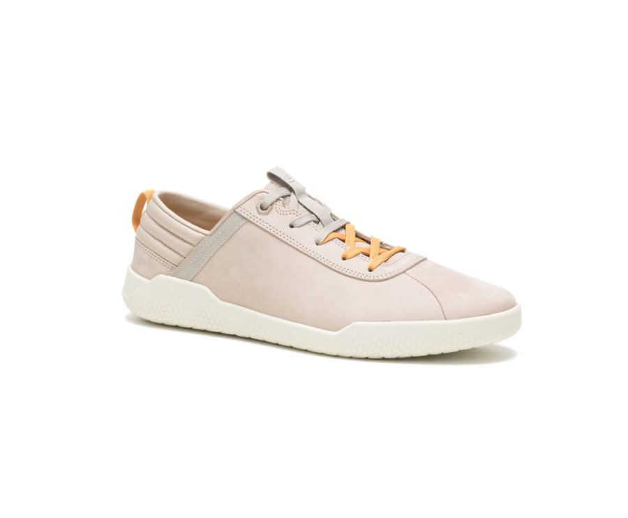 Beige Caterpillar CAT CODE Hex Men's Sneakers | CAT-647UH