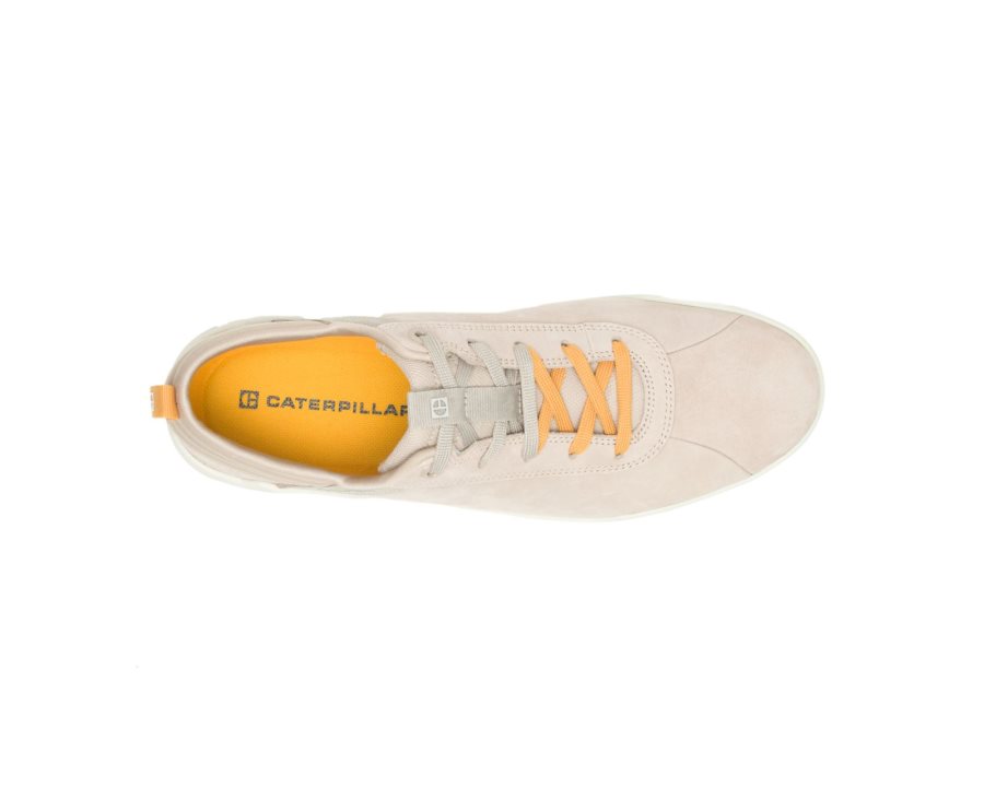 Beige Caterpillar CAT CODE Hex Men's Sneakers | CAT-647UH