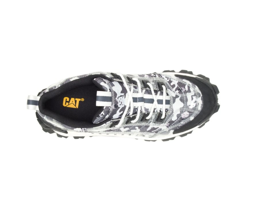 Black Camo Caterpillar CAT Intruder Shoe Men's Casual Shoes | CAT-491CE