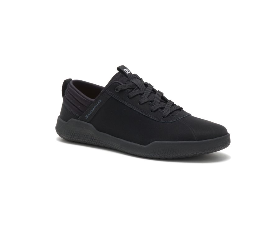 Black Caterpillar CAT CODE Hex Men's Sneakers | CAT-436ZK