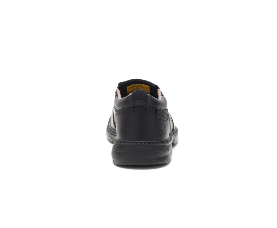 Black Caterpillar CAT Conclude Steel Toe Men's Work Shoes | CAT-453MC