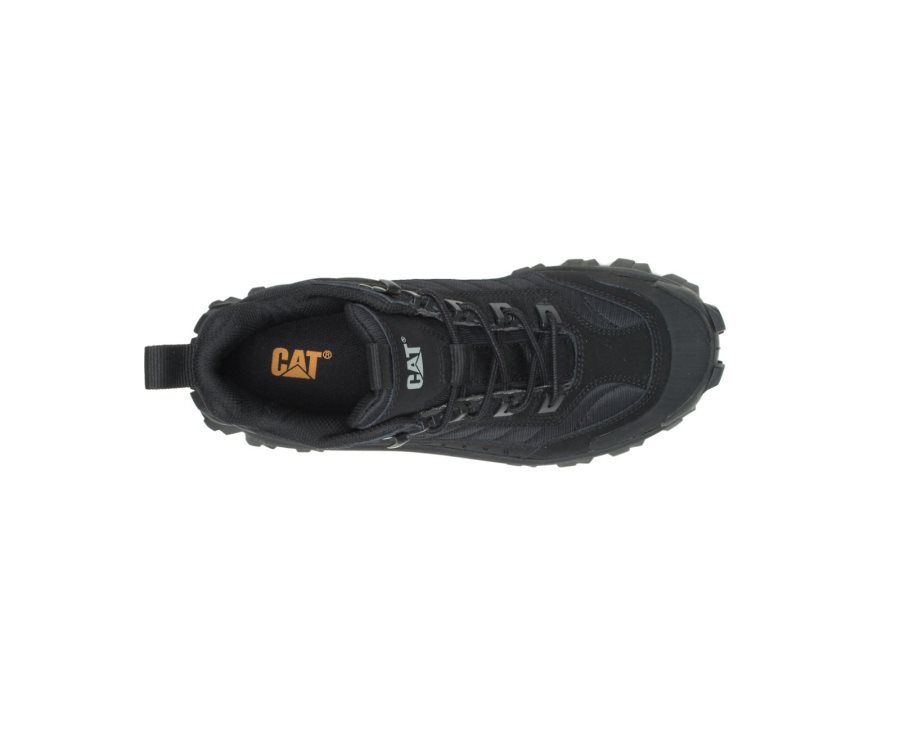 Black Caterpillar CAT Intruder Mid Men's Sneakers | CAT-109NO