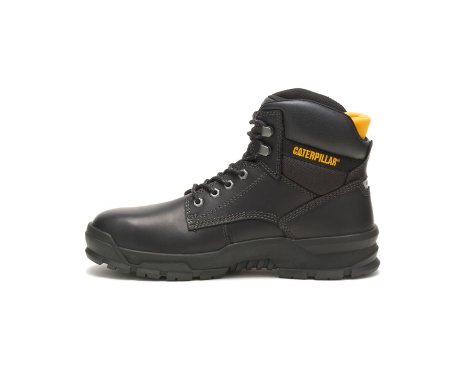 Black Caterpillar CAT Mobilize Alloy Toe Men's Work Boots | CAT-168XJ