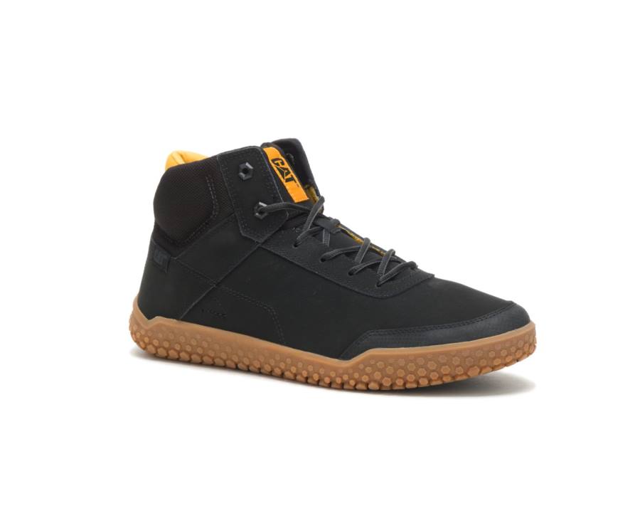 Black Caterpillar CAT ProRush All Day Mid Men's Sneakers | CAT-804KO