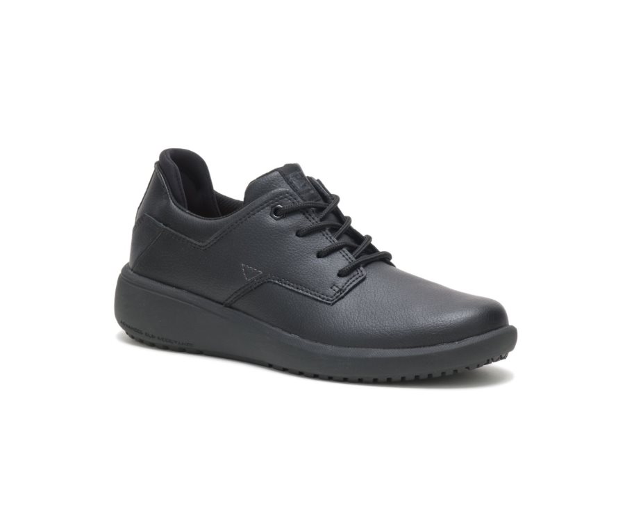 Black Caterpillar CAT ProRush SR+ Oxford Women's Sneakers | CAT-560FD