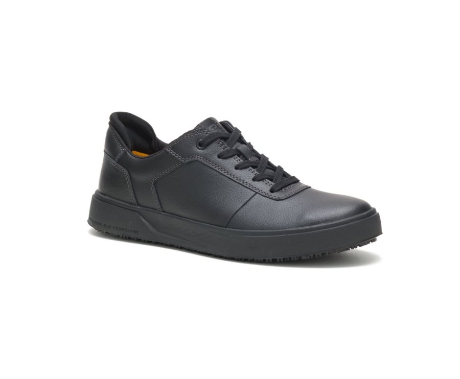 Black Caterpillar CAT ProRush SR+ Oxford Men's Sneakers | CAT-651VO