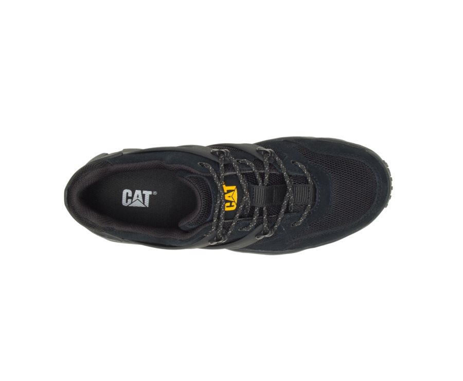 Black Caterpillar CAT Reactor Men's Sneakers | CAT-760PH