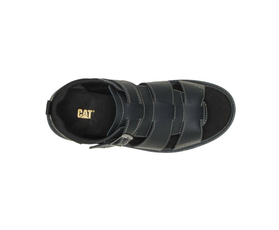 Black Caterpillar CAT Rigor Women's Sandals | CAT-779KO