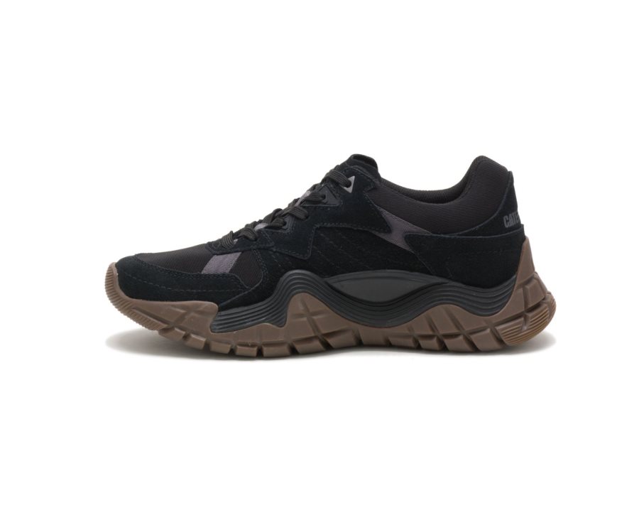 Black Caterpillar CAT Vapor Women's Sneakers | CAT-513ZF