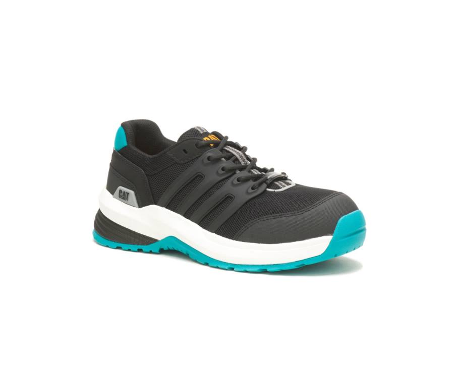 Black / Turquoise Caterpillar CAT Streamline 2.0 Composite Toe Women's Work Shoes | CAT-751KO