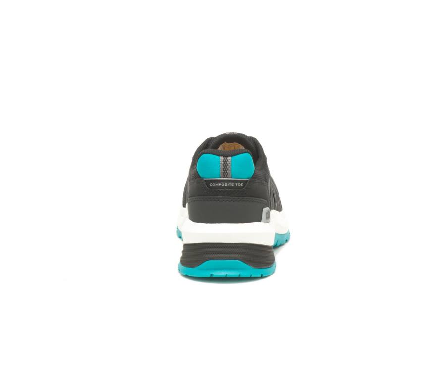 Black / Turquoise Caterpillar CAT Streamline 2.0 Composite Toe Women's Work Shoes | CAT-751KO