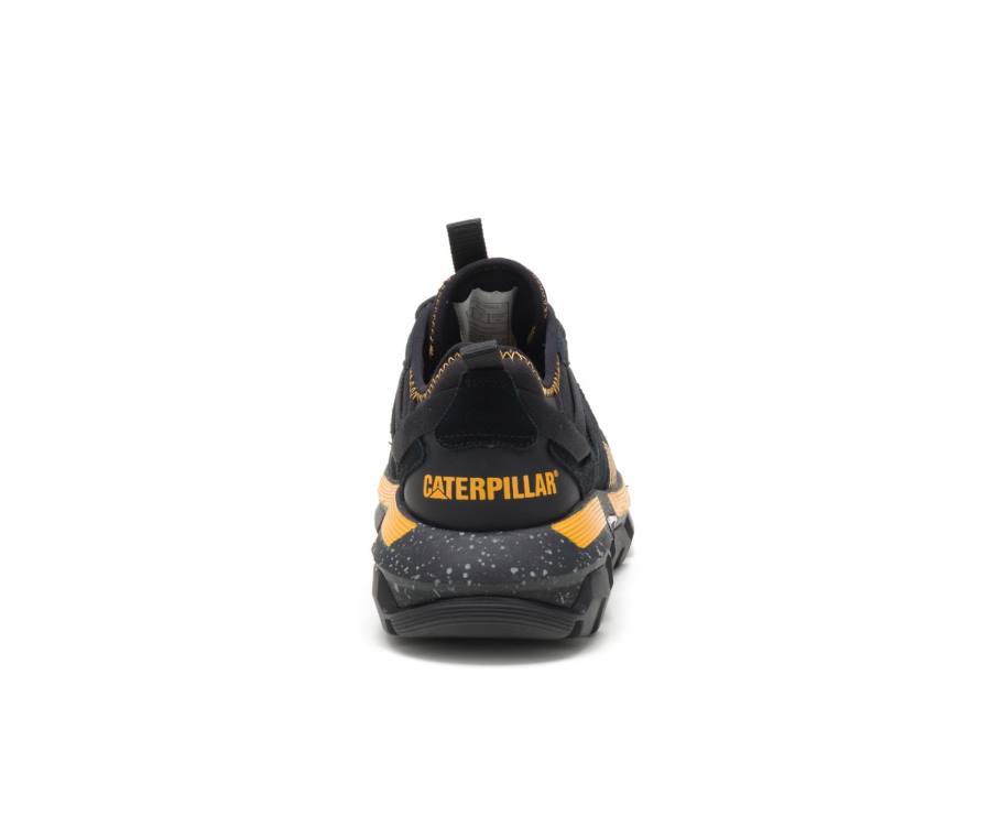 Black / Yellow Caterpillar CAT Raider Sport Women's Sneakers | CAT-759KO