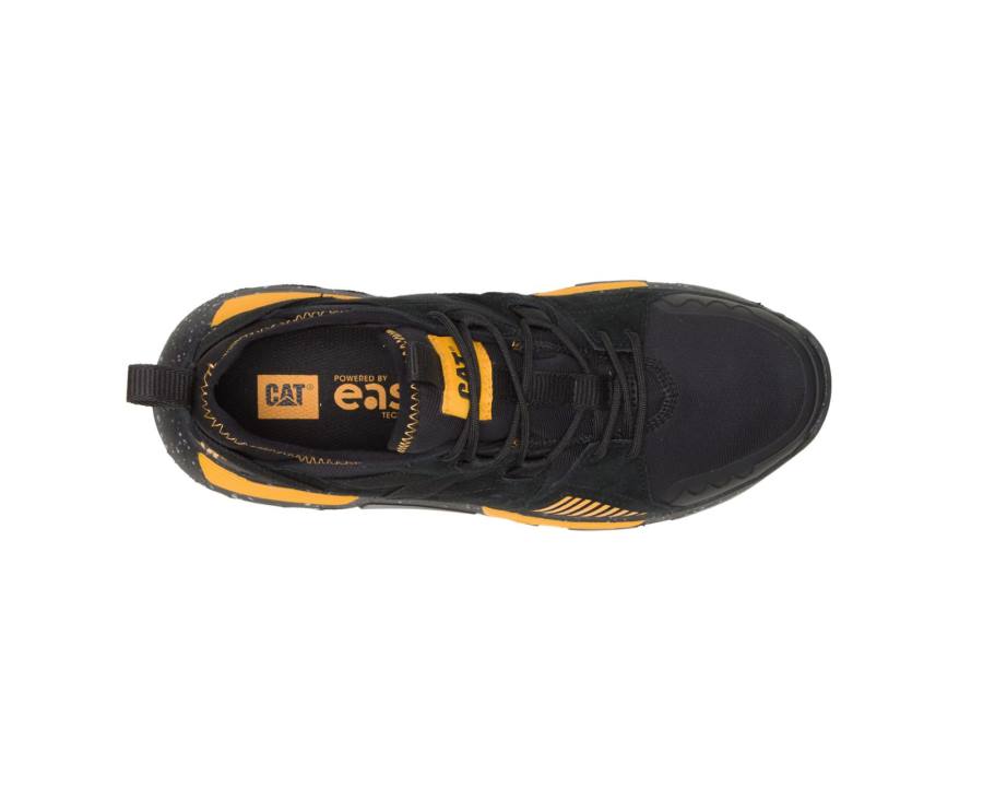 Black / Yellow Caterpillar CAT Raider Sport Women's Sneakers | CAT-759KO