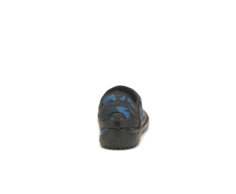 Blue Camo Caterpillar CAT Crossover Slip On Women's Casual Shoes | CAT-775KO