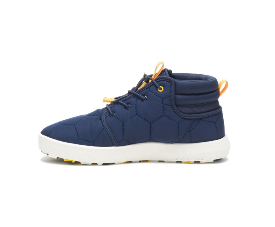 Blue Caterpillar CAT CODE Scout Mid Women's Sneakers | CAT-140TG