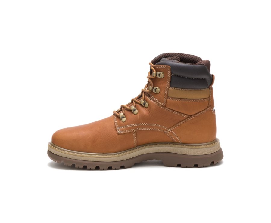 Brown / Black Caterpillar CAT Fairbanks Men's Work Boots | CAT-390RO