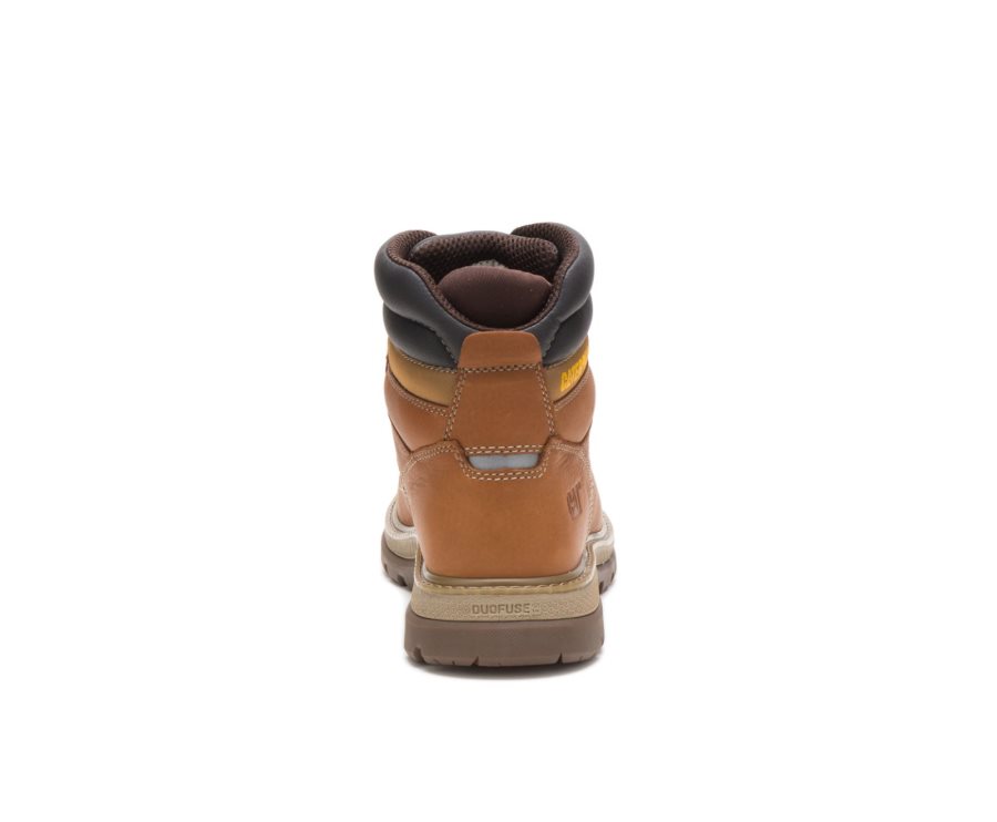 Brown / Black Caterpillar CAT Fairbanks Men's Work Boots | CAT-390RO