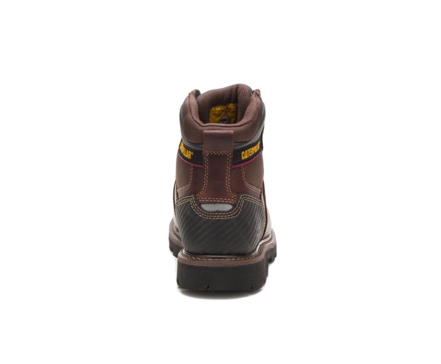 Brown Caterpillar CAT Alaska 2.0 Steel Toe Men's Work Boots | CAT-314GU