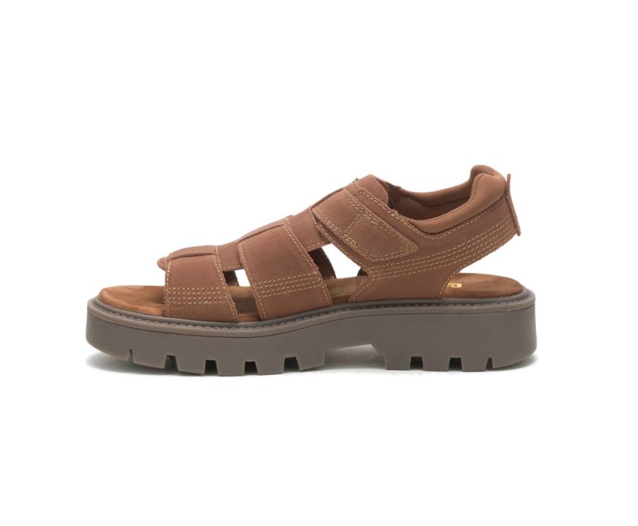 Brown Caterpillar CAT Rigor Women's Sandals | CAT-771KO