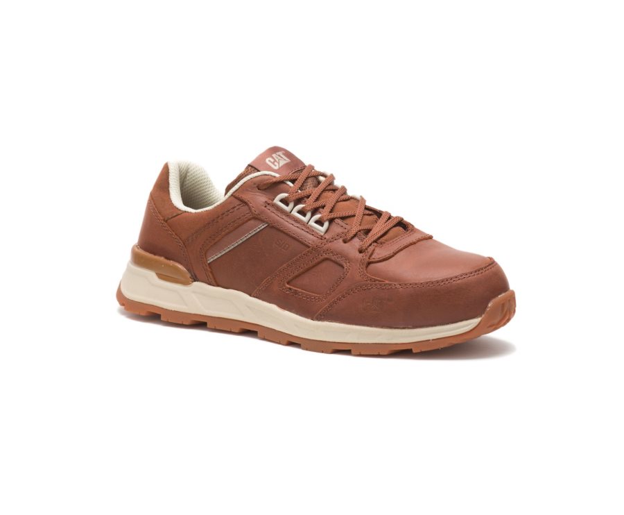 Brown Caterpillar CAT Woodward SD Steel Toe Men's Sneakers | CAT-354DV