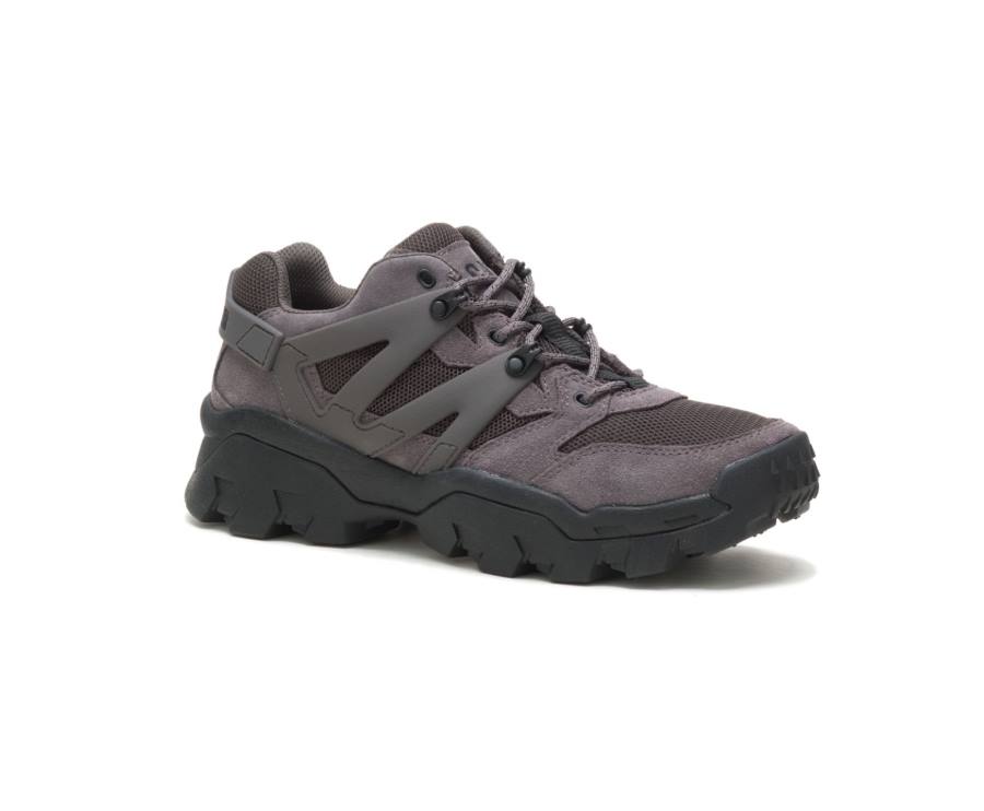 Dark Grey Caterpillar CAT Reactor Women's Sneakers | CAT-773KO