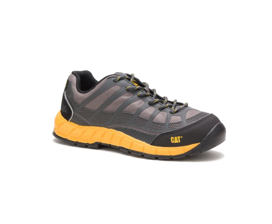 Dark Grey Caterpillar CAT Streamline Composite Toe Men's Sneakers | CAT-526XY