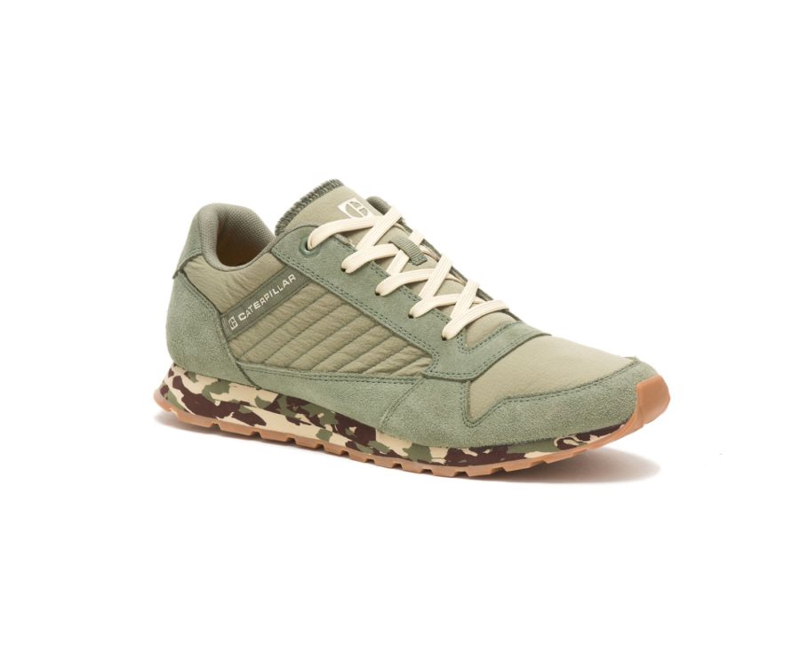 Deep Green Caterpillar CAT CODE Ventura Men's Sneakers | CAT-243MS