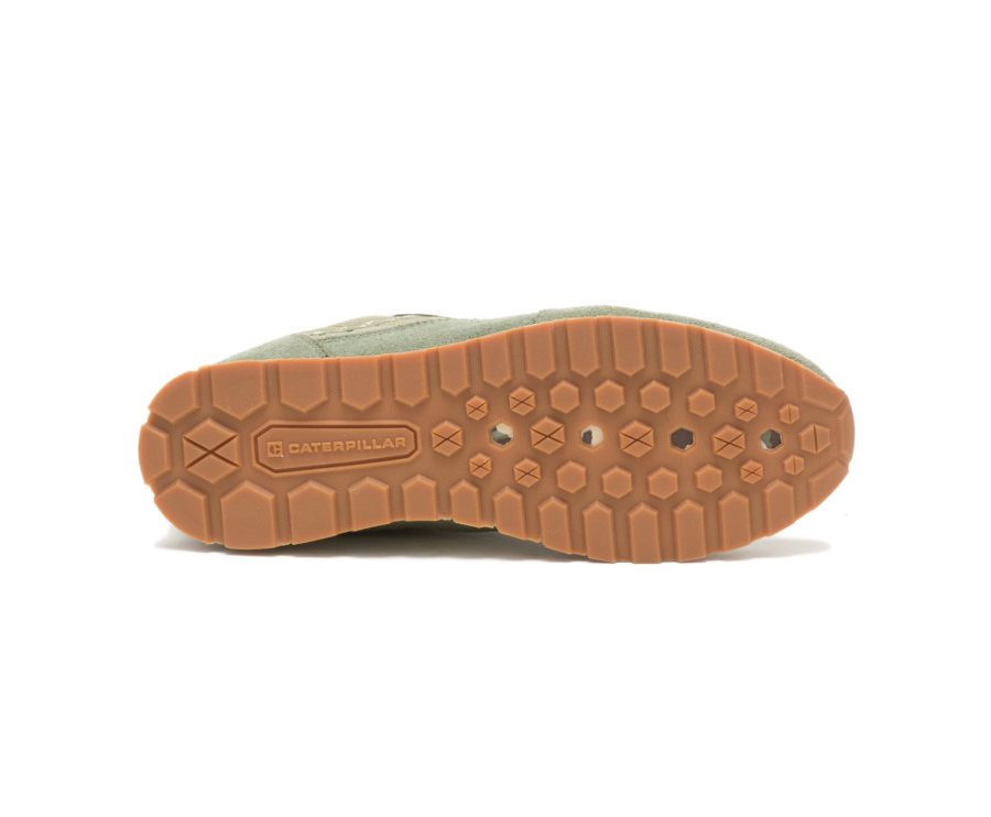 Deep Green Caterpillar CAT CODE Ventura Men's Sneakers | CAT-243MS