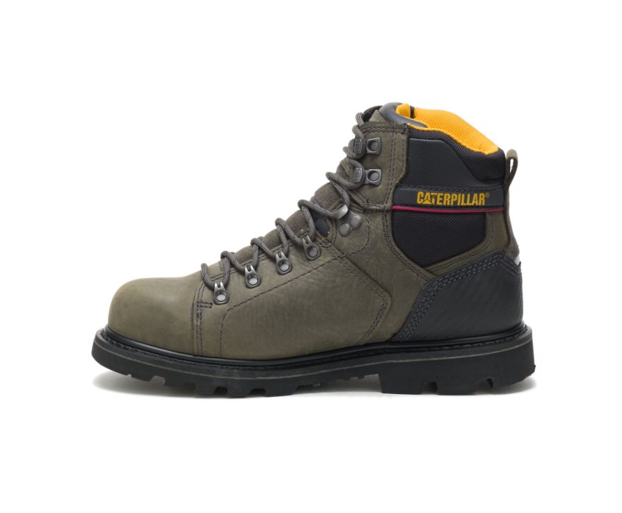 Deep Grey Caterpillar CAT Alaska 2.0 Men's Work Boots | CAT-180KB