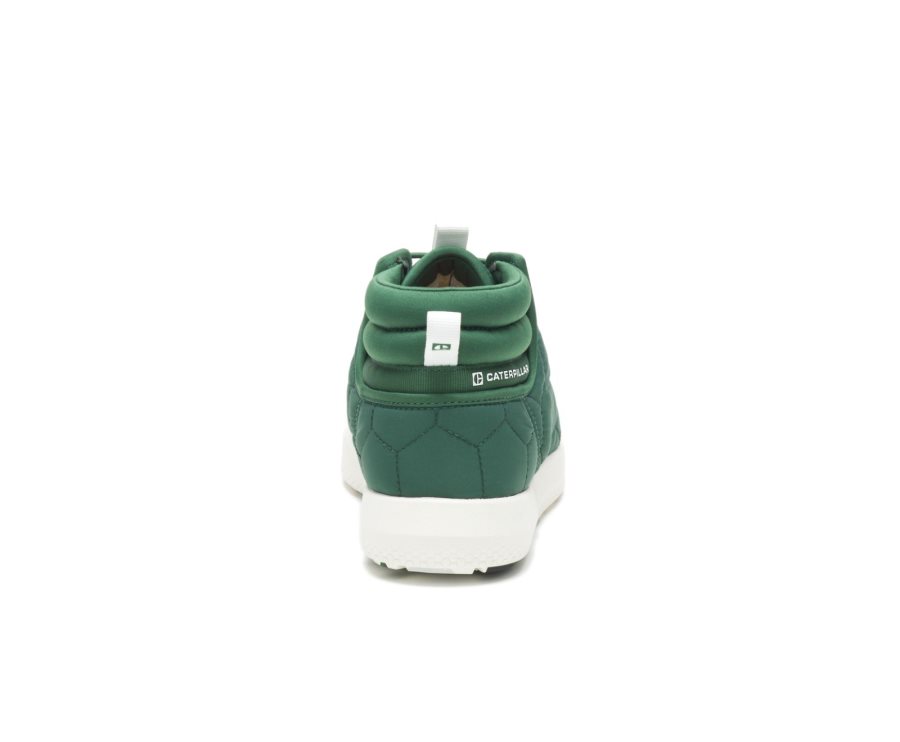 Green Caterpillar CAT CODE Scout Mid Men's Sneakers | CAT-641AM