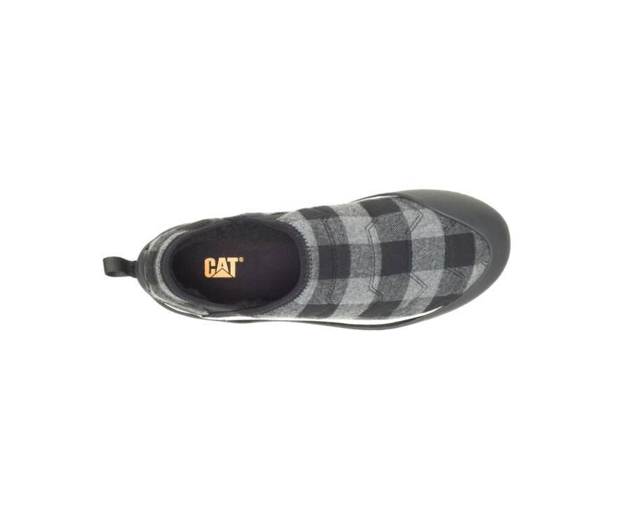 Grey Caterpillar CAT Crossover Slip On Men's Casual Shoes | CAT-835KO