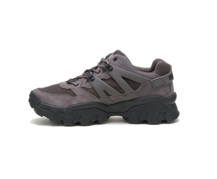 Grey Caterpillar CAT Reactor Men's Sneakers | CAT-258RC