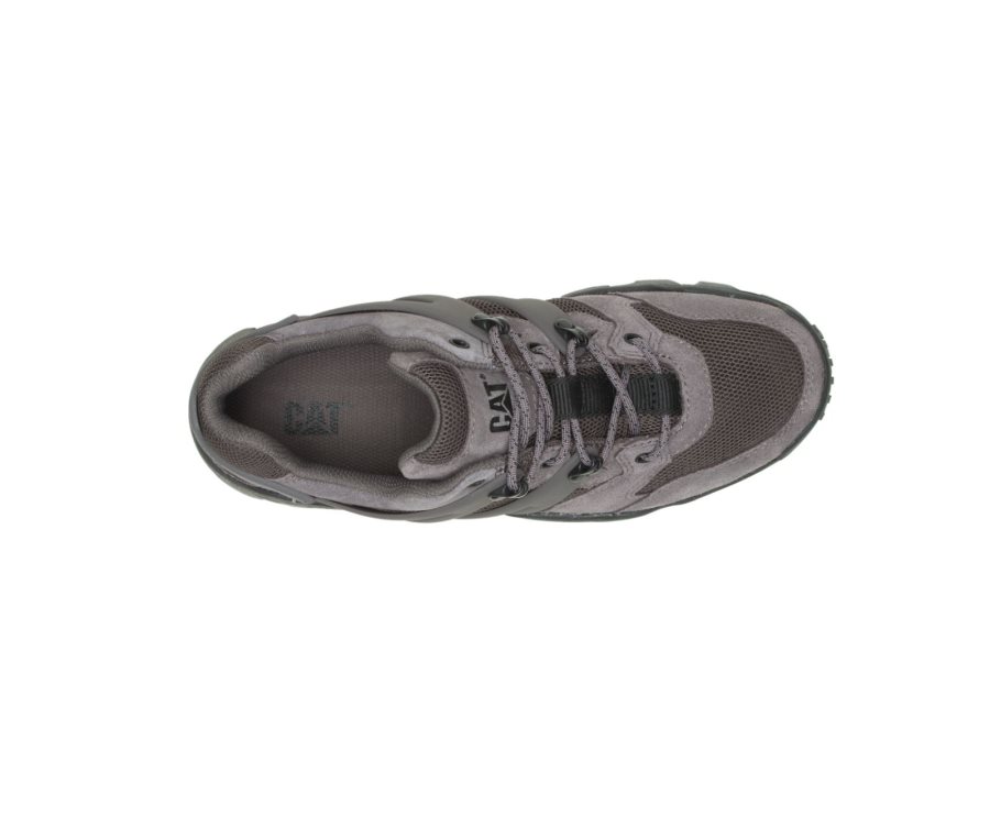 Grey Caterpillar CAT Reactor Men's Sneakers | CAT-258RC