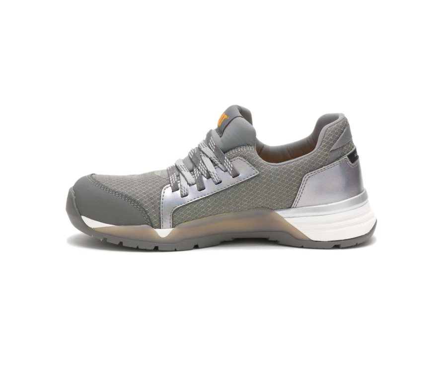 Grey Caterpillar CAT Sprint Textile Alloy Toe Women's Sneakers | CAT-865VI