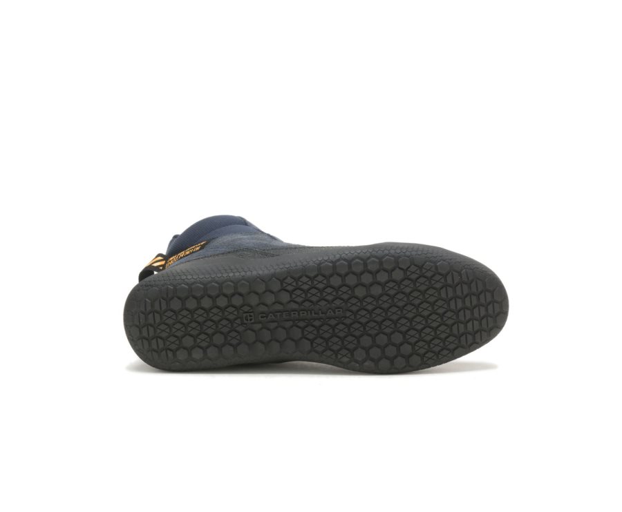 Navy Caterpillar CAT CODE Hex Hi Utility Women's Sneakers | CAT-219KT