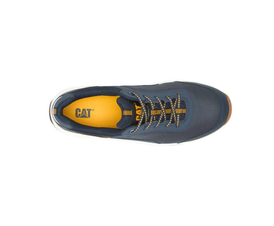 Navy Caterpillar CAT Streamline 2.0 Mesh Composite Toe Men's Work Shoes | CAT-816KO