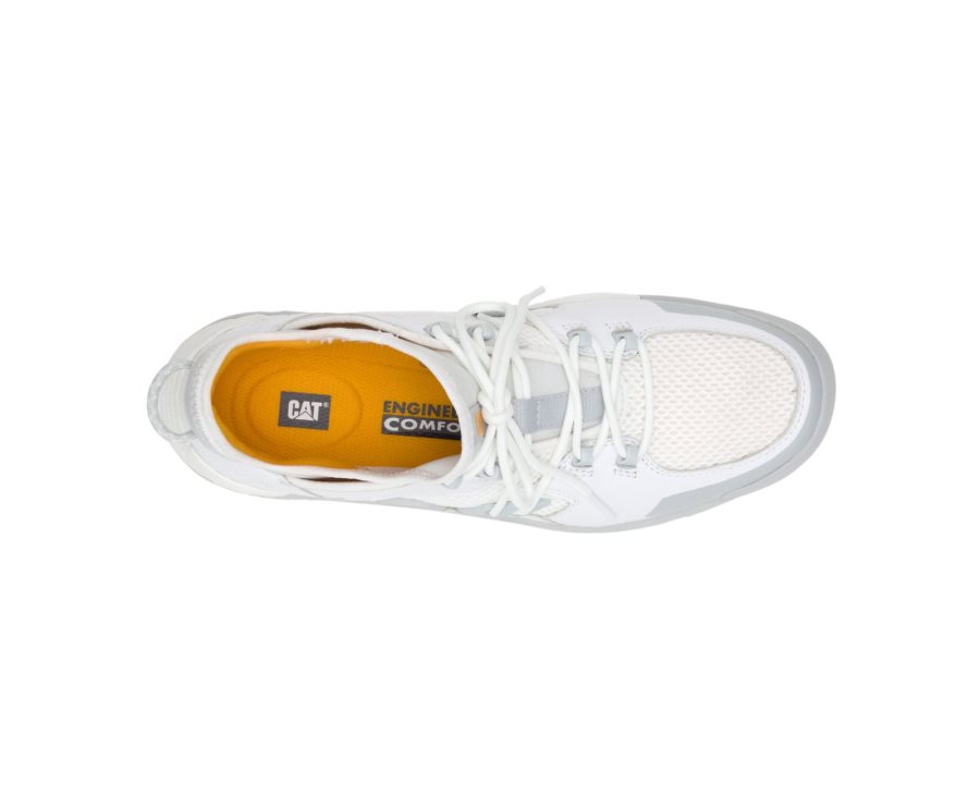 White Caterpillar CAT Crail Shoe Men's Sneakers | CAT-549EH