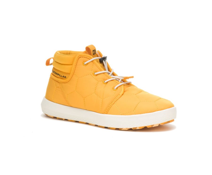 Yellow Caterpillar CAT CODE Scout Mid Men's Sneakers | CAT-210HA